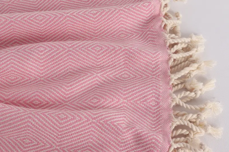 Travel towel, Beach towel, 74x40 Cotton Diamond Towel, Wedding Gift Ideas, Personalized Home Gift Wedding, Girl Trip Party Favor, Cotton towel - 8