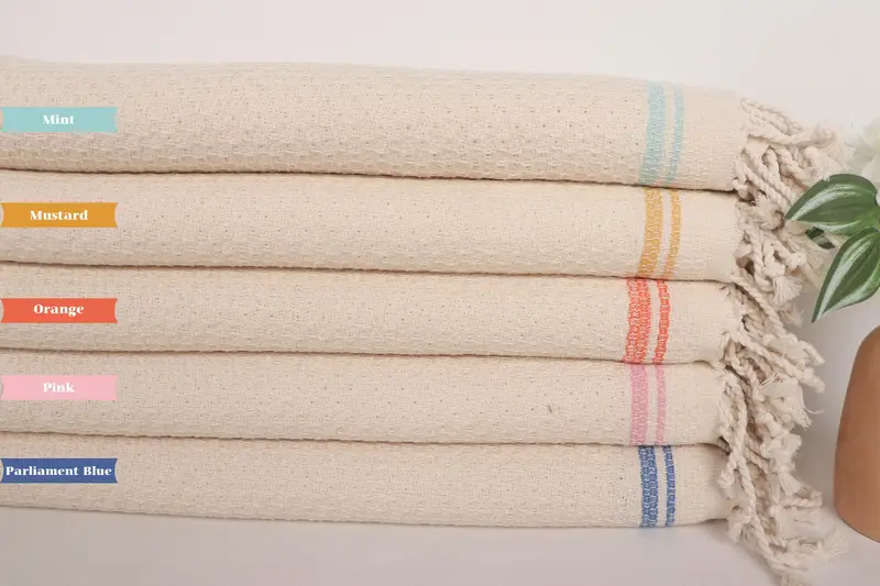 Luxury towel, Quick-dry towel, Bachelor Gifts, 68x36 Cotton Striped Towel, Handmade Gift, Turkish Towel Bulk, Thin and lightweight Turkish peshtemal - 2
