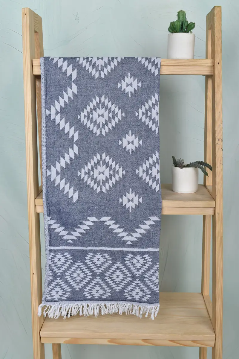 Wedding Gift, Turkish Towel Hand Towel, Summer Towel, Maid Of Honor Gift, Wedding Favors, 40x18 Cotton Kilim Towel, Xmas Gifts, Decorative Towel - 8