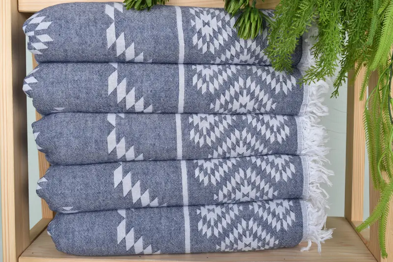 Wedding Gift, Turkish Towel Hand Towel, Summer Towel, Maid Of Honor Gift, Wedding Favors, 40x18 Cotton Kilim Towel, Xmas Gifts, Decorative Towel - 1