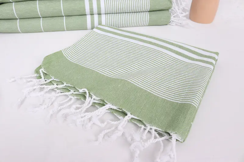 Personalized Dish Towel, Monogram Kitchen Towel, 40x24 Cotton Striped Towel, Kitchen Towel, Custom Name Towel, Best Friend Wedding Gift, Bride Gift - 5