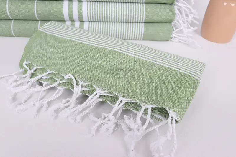 Personalized Dish Towel, Monogram Kitchen Towel, 40x24 Cotton Striped Towel, Kitchen Towel, Custom Name Towel, Best Friend Wedding Gift, Bride Gift - 4