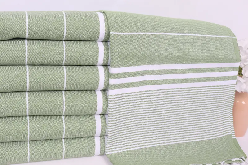 Personalized Dish Towel, Monogram Kitchen Towel, 40x24 Cotton Striped Towel, Kitchen Towel, Custom Name Towel, Best Friend Wedding Gift, Bride Gift - 2