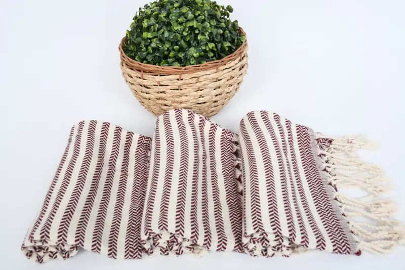 Gift For Mom, Personalized Kitchen Towel, 40x18 Cotton Chevron Towel, Guest Towel, Personalized Hand Towel, Decorative Towel, Turkish Tea Towel - 8