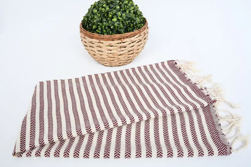 Gift For Mom, Personalized Kitchen Towel, 40x18 Cotton Chevron Towel, Guest Towel, Personalized Hand Towel, Decorative Towel, Turkish Tea Towel - 4