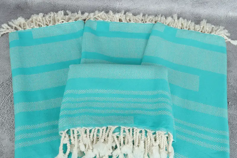 Custom Beach Towel, Customized Towels, Turkish Towel Beach Towel, 68x38 Cotton Chevron Towel, Bachelorette Party Gifts, Absorbent Turkish towel - 5