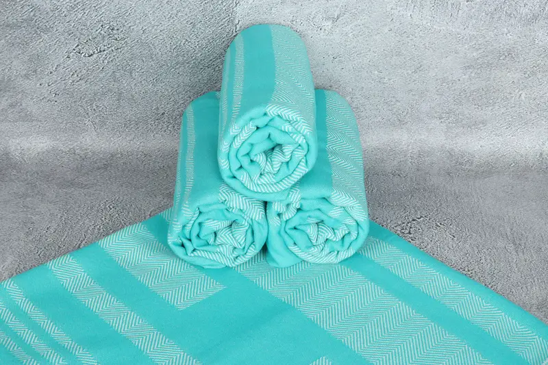 Custom Beach Towel, Customized Towels, Turkish Towel Beach Towel, 68x38 Cotton Chevron Towel, Bachelorette Party Gifts, Absorbent Turkish towel - 8