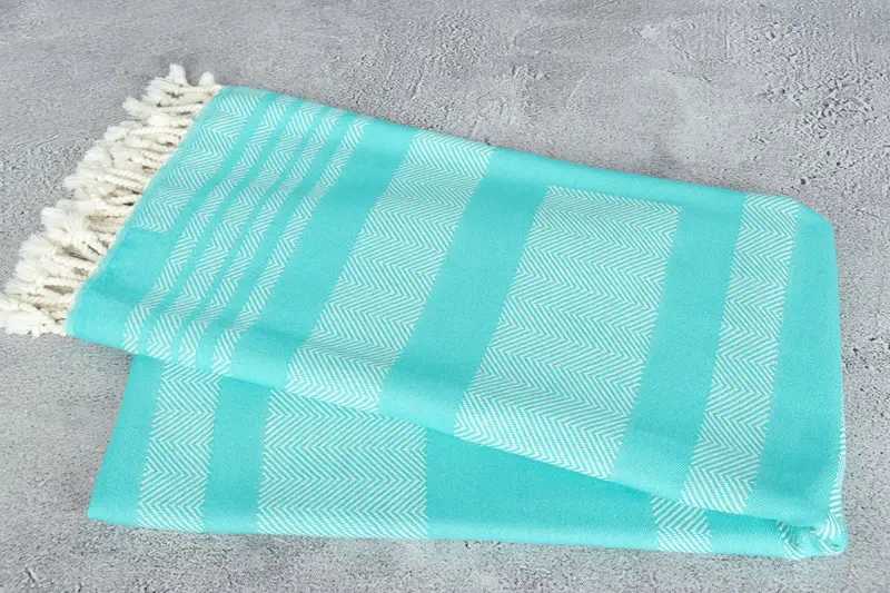 Custom Beach Towel, Customized Towels, Turkish Towel Beach Towel, 68x38 Cotton Chevron Towel, Bachelorette Party Gifts, Absorbent Turkish towel - 7