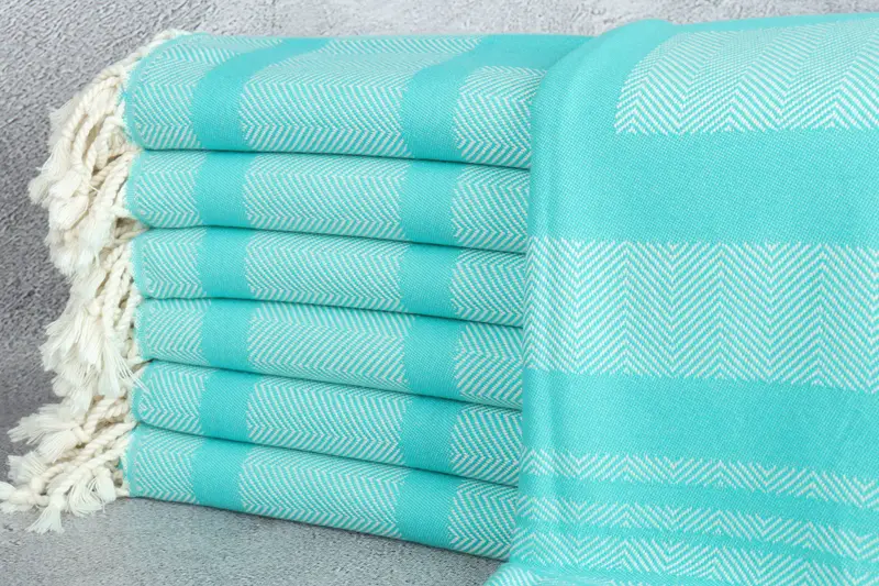Custom Beach Towel, Customized Towels, Turkish Towel Beach Towel, 68x38 Cotton Chevron Towel, Bachelorette Party Gifts, Absorbent Turkish towel - 2