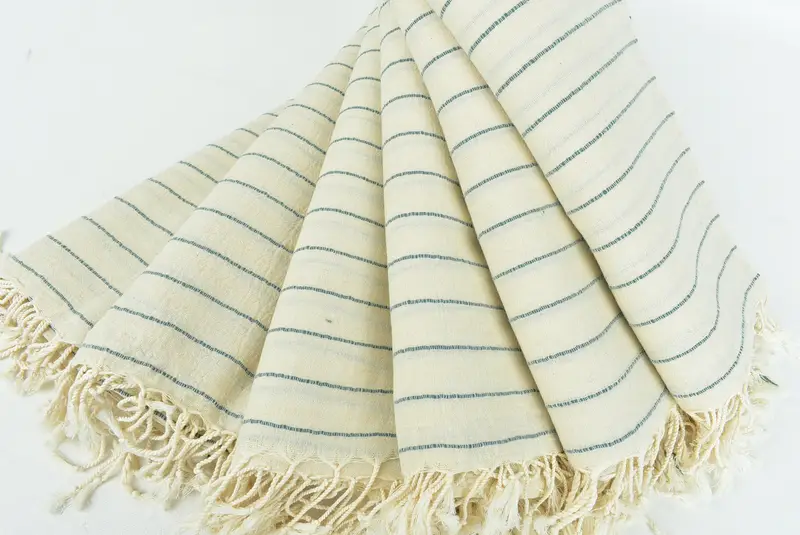 Bridesmaid Gift, Absorbent Turkish towel, Employee Gifts, Monogrammed Beach Towel, Holiday Towel, 64x38 Linen Striped Towel, Gift For Wedding Day - 4