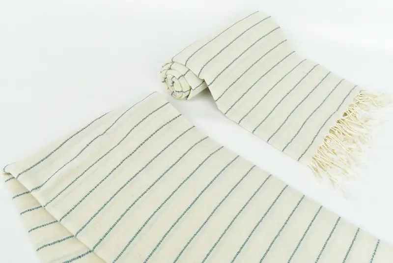 Bridesmaid Gift, Absorbent Turkish towel, Employee Gifts, Monogrammed Beach Towel, Holiday Towel, 64x38 Linen Striped Towel, Gift For Wedding Day - 7
