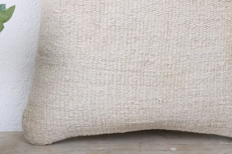 Pillow Sham, Outdoor Pillow Sham, Kilim Pillow Cover, Pillow for Couch, Ethnical Kilim Rug Pillow, Designer Throw Cushion, 14x14 White Pillow Case - 3