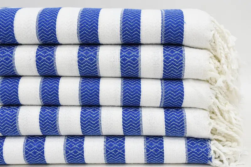 Summer Gift, Bachelor Towel, Extra large Turkish bath towel, Yoga Towel, Turkish beach towel, Memorial Gift, Bath towel, 70x36 Cotton Striped Towel - 1