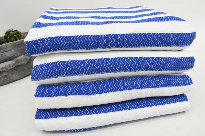 Summer Gift, Bachelor Towel, Extra large Turkish bath towel, Yoga Towel, Turkish beach towel, Memorial Gift, Bath towel, 70x36 Cotton Striped Towel - 8