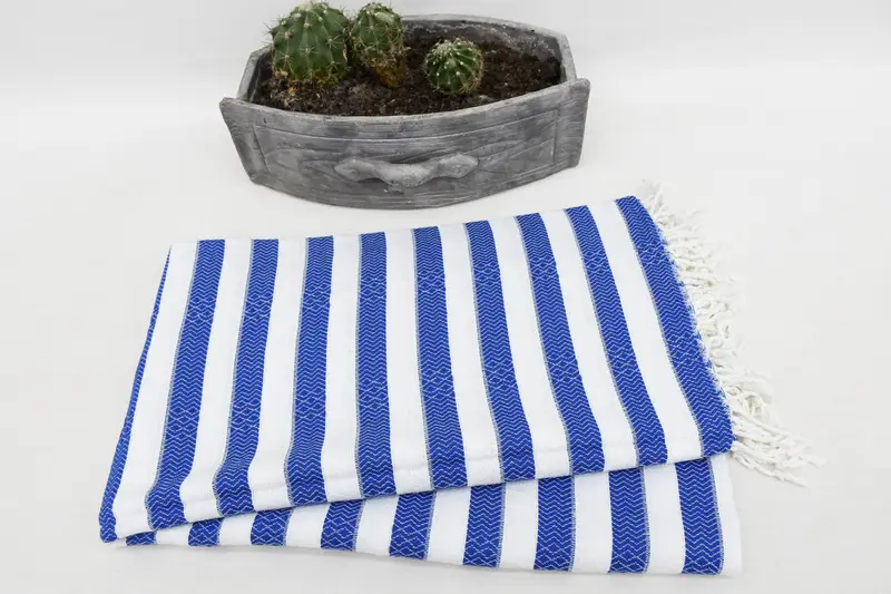 Summer Gift, Bachelor Towel, Extra large Turkish bath towel, Yoga Towel, Turkish beach towel, Memorial Gift, Bath towel, 70x36 Cotton Striped Towel - 6