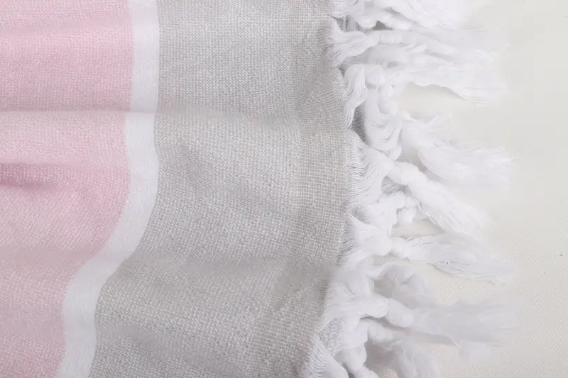 68x40 Cotton Striped Terry Towel, Custom Towel, Grandma Gift, Personalized Beach Towel, Custom Wedding Gift, Quick-dry travel peshtemal towel - 8