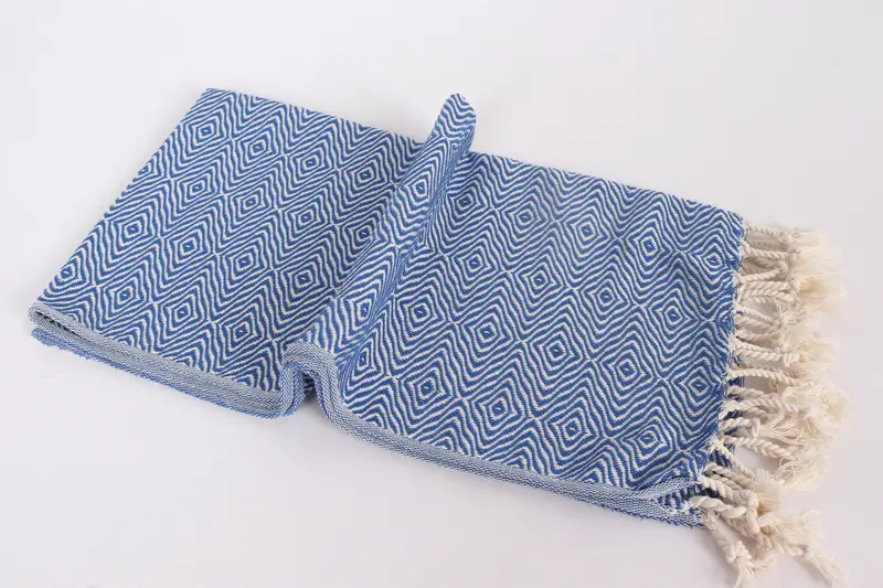 36x18 Cotton Zigzag Diamond Towel, Personalized Dish Towel, Turkish Hand Towel, Monogrammed Hand Towel, Hand Size Towels, Bridesmaid Gift - 6