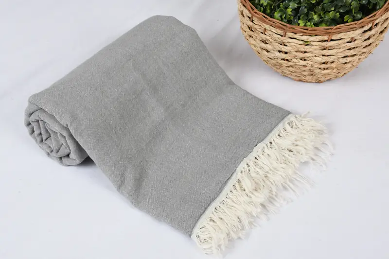 70x60 Cotton Solid Towel, Couch Throw Blanket, Bedspread, Personalized Blanket, Bachelorette Party Favors, Turkish Tablecloth, Custom Shower Curtain - 4