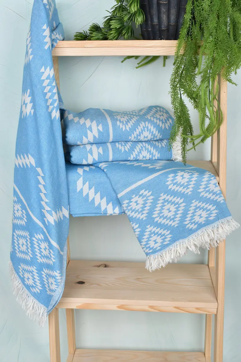 Turkish beach towel, Travel Towel, Monogrammed Beach Towel, House Warming Gift, Bachelor Towel, Best Friend Gift, 70x36 Cotton Kilim Towel - 7