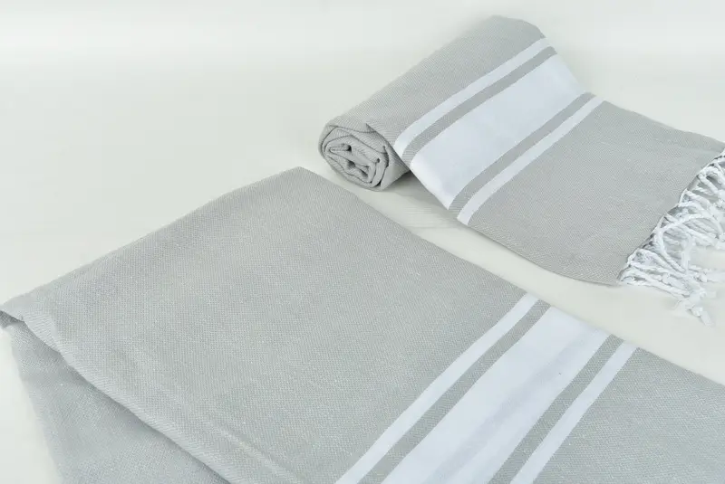 Personalized Wedding Gift For Couple, Bridesmaid Gift Towel, Quick-Dry Beach Towel, Pool Towels, Custom Wedding Gift, 70x40 Cotton Striped Towel - 7