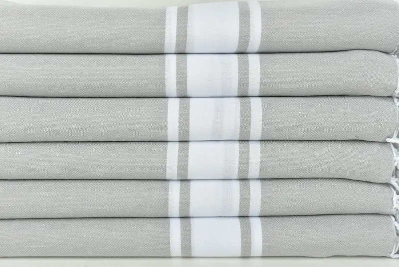 Personalized Wedding Gift For Couple, Bridesmaid Gift Towel, Quick-Dry Beach Towel, Pool Towels, Custom Wedding Gift, 70x40 Cotton Striped Towel - 2