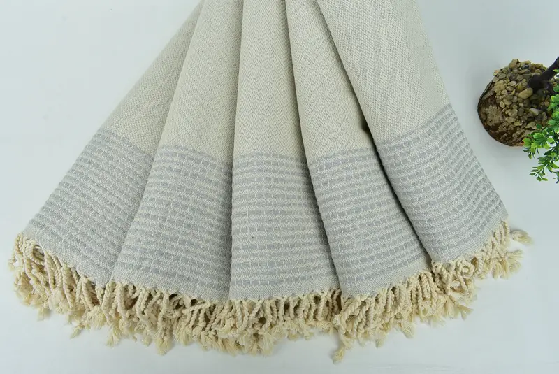 Brautduschgeschenk, 70x36 Baumwollstreifentuch, großes türkisches Handtuch, Valentinstag Geschenk für ihn, Spahandtuch, weiches Handtuch, Hochzeit Handgeschenk - 4