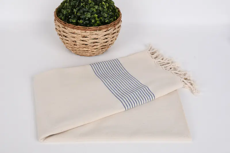 Turkish Towel Beach, Best Friend Christmas Gift, Organic Turkish towel, 68x40 Linen Striped Towel, Girls Weekend Favors, Personalized Turkish Towel - 5