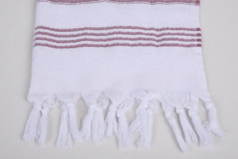 Düğün Hediyesi, Küçük Banyo Havlusu, Kişiselleştirilmiş Ev Hediyesi Düğün, Hoş Geldiniz Düğün Hediyesi, Monogram Mutfak Havlu, 40x18 Pamuklu Çizgili Terry Havlu - 3