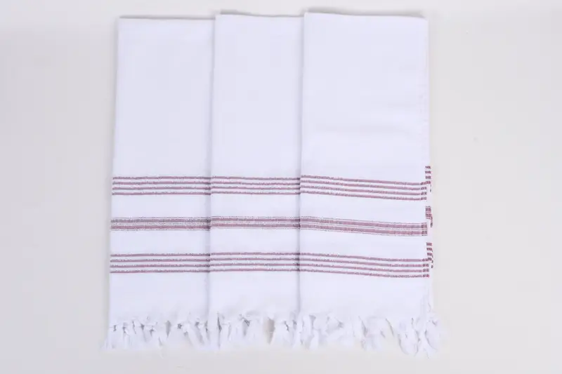 Düğün Hediyesi, Küçük Banyo Havlusu, Kişiselleştirilmiş Ev Hediyesi Düğün, Hoş Geldiniz Düğün Hediyesi, Monogram Mutfak Havlu, 40x18 Pamuklu Çizgili Terry Havlu - 7