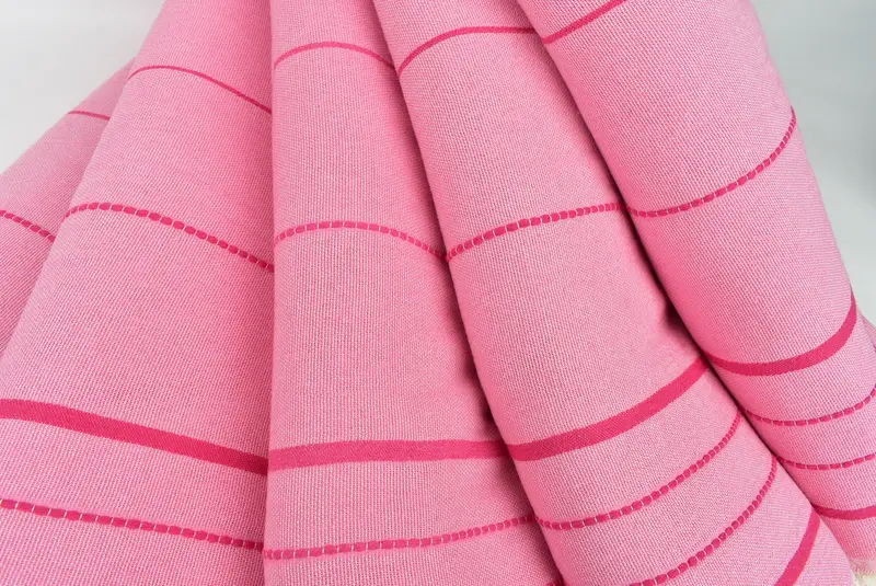 Bachelorette Party Items, Woven Blanket, Boho Throw Blankets, Unique Gift, Bachelorette Gifts, Beach Wedding Favor, 100x80 Cotton Striped Towel - 5