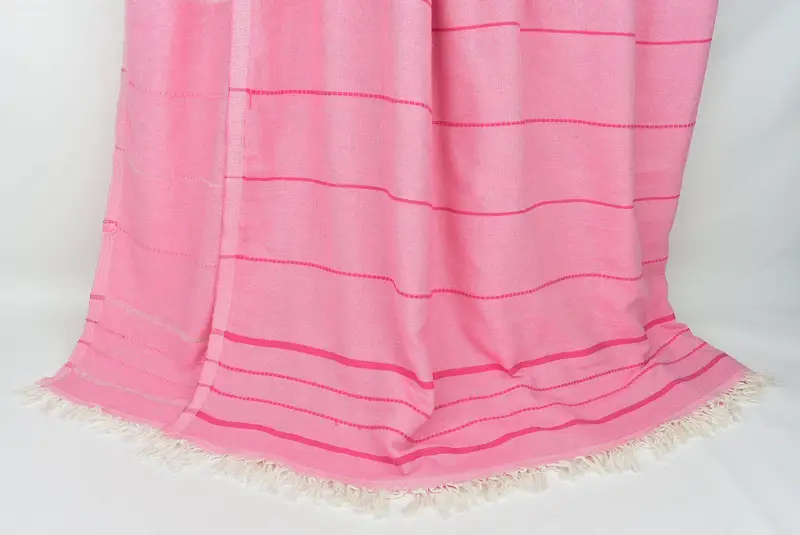 Bachelorette Party Items, Woven Blanket, Boho Throw Blankets, Unique Gift, Bachelorette Gifts, Beach Wedding Favor, 100x80 Cotton Striped Towel - 8