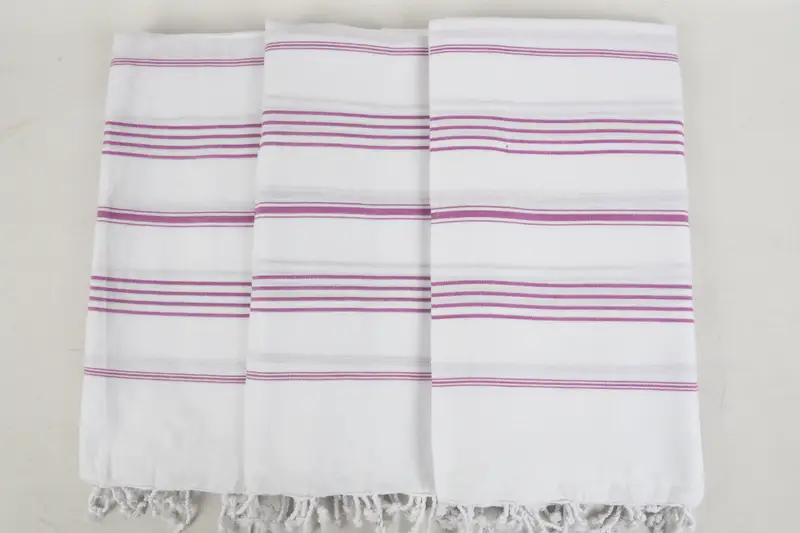 Türkisches Handtuch, umweltfreundliches türkisches Handtuch, Beachhandtuchgeschenk, 70x40-Baumwollstreifenhandtuch, Brautduschengeschenke, Brautpartygeschenke - 3