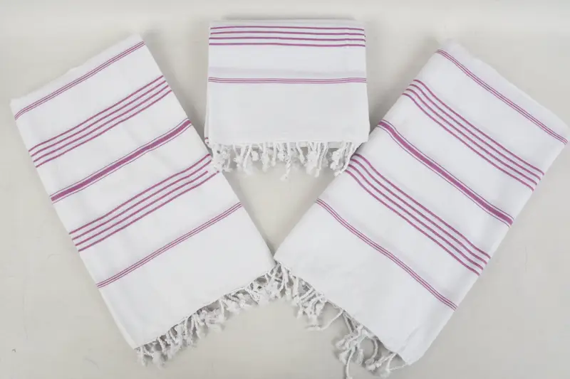 Türkisches Handtuch, umweltfreundliches türkisches Handtuch, Beachhandtuchgeschenk, 70x40-Baumwollstreifenhandtuch, Brautduschengeschenke, Brautpartygeschenke - 8