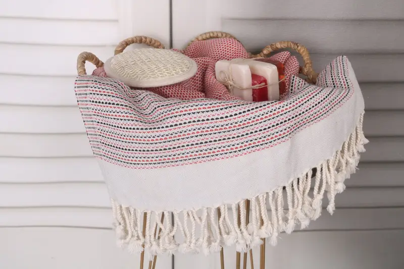 Lightweight Turkish towel, 70x40 Cotton Diamond Towel, Turkish Towel Beach Towel, Beach Towel Bulk, Merry Christmas Gifts, Bridesmaid Gift Towel - 2