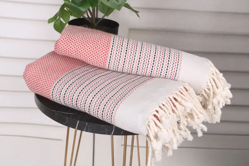Lightweight Turkish towel, 70x40 Cotton Diamond Towel, Turkish Towel Beach Towel, Beach Towel Bulk, Merry Christmas Gifts, Bridesmaid Gift Towel - 3
