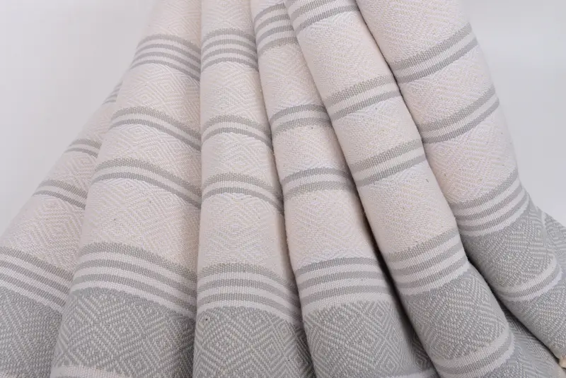 Turkish beach towel, Wedding Gift For Bride, Bridesmaid Gift Towel, Peshtemal Towel, Luxury Turkish Bath Towel, 70x40 Cotton Diamond Towel - 5