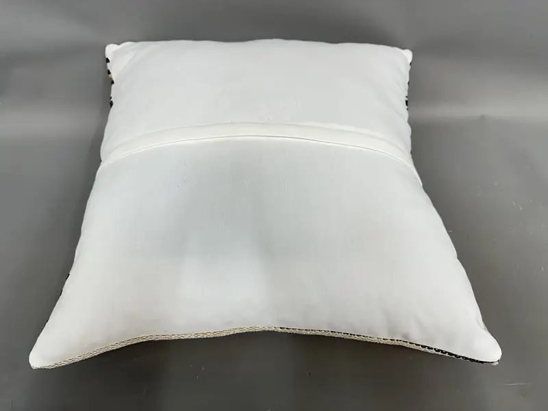 24x24 White Cushion, Interior Designer Pillow, Pet Cushion Case, Kilim Rug Pillow Sham, Boho Pillow Sham Cover, Turkish Kilim Pillow, Pillow Cover - 7
