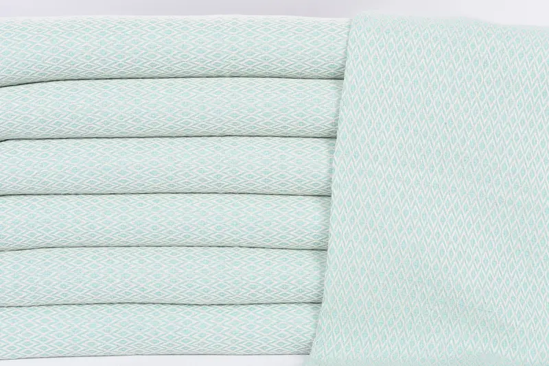 40x20 Cotton Diamond Towel, Monogram Hand Towel, Bridesmaid Gifts, Travel Towel, Wedding Gift, Bridal Shower Gift, Spa Gift, Custom Turkish Towel - 2