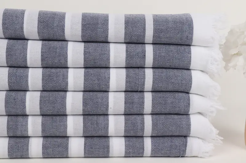64x40 Cotton Striped Towel, Monogram Turkish Towel, Bachelorette Party Gifts Bridesmaids, Yoga Towel, Custom Wedding Gifts, Customized Towels - 3