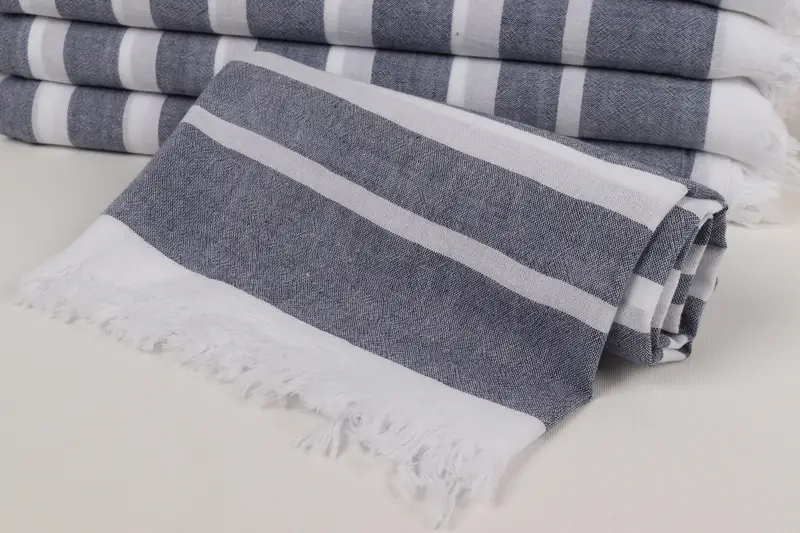 64x40 Cotton Striped Towel, Monogram Turkish Towel, Bachelorette Party Gifts Bridesmaids, Yoga Towel, Custom Wedding Gifts, Customized Towels - 4