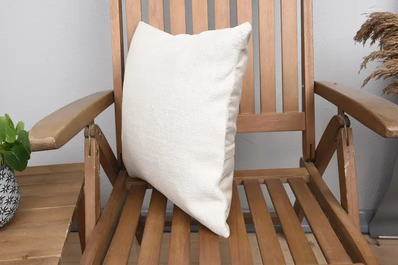 Boho Pillow, 16x16 White Cushion, Home Decor Pillow, Cushion, Vintage Kilim Pillow Pillow, Pillow for Sofa, Handwoven Pillow Case, Car Pillow Sham - 3