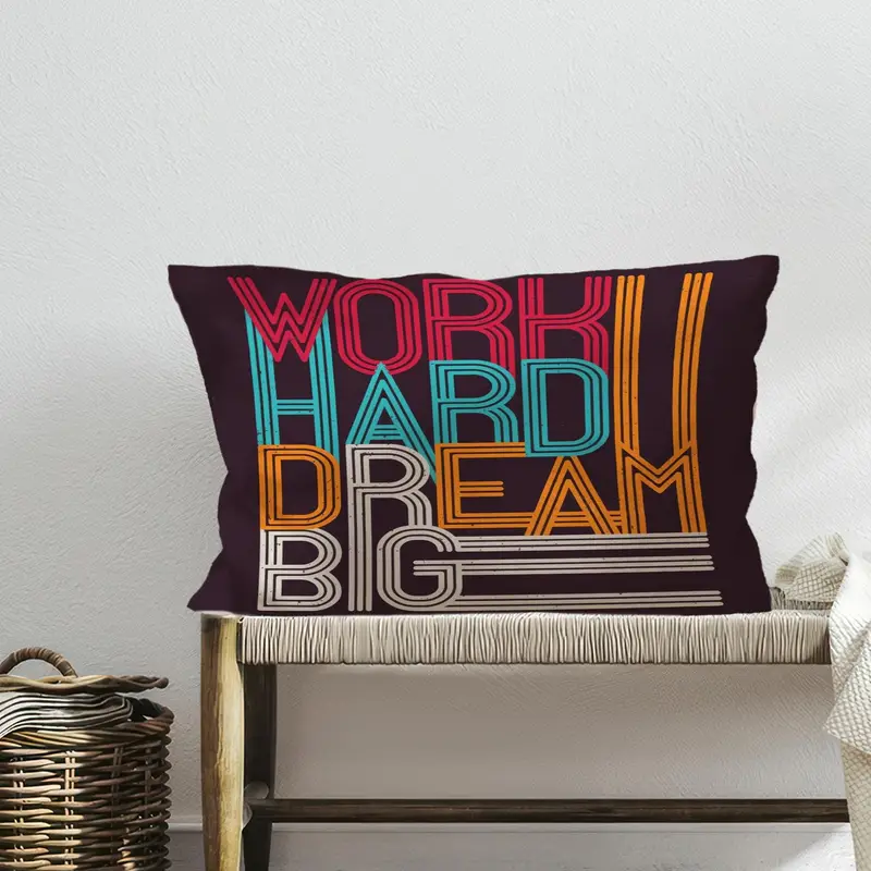 Modern Abstract Printed Pillow: Custom Comfort for Home Decor