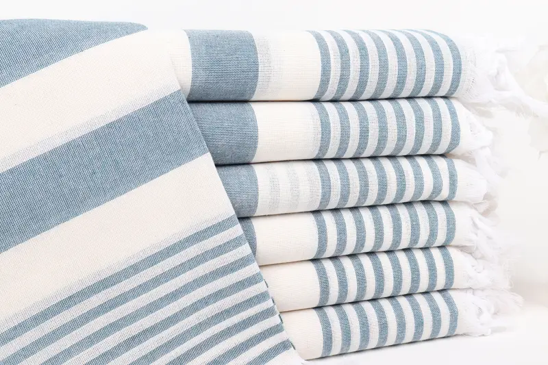 Kids Beach Towel, 68x36 Cotton Striped Towel, Personalized Gift, Organic towel, Turkish bath towel, Home Decor Towel, Eco-Friendly Turkish Towel - 1