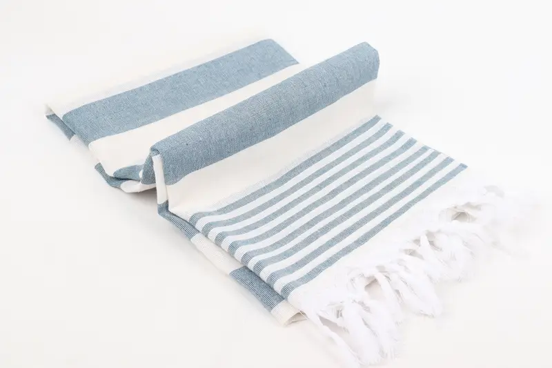 Kids Beach Towel, 68x36 Cotton Striped Towel, Personalized Gift, Organic towel, Turkish bath towel, Home Decor Towel, Eco-Friendly Turkish Towel - 6