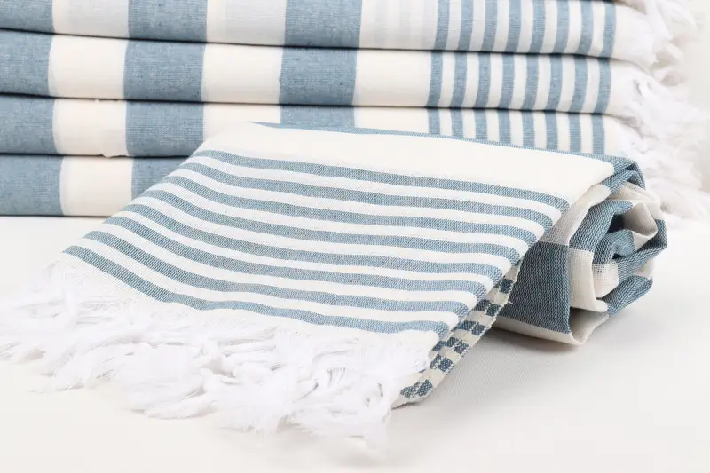 Kids Beach Towel, 68x36 Cotton Striped Towel, Personalized Gift, Organic towel, Turkish bath towel, Home Decor Towel, Eco-Friendly Turkish Towel - 4