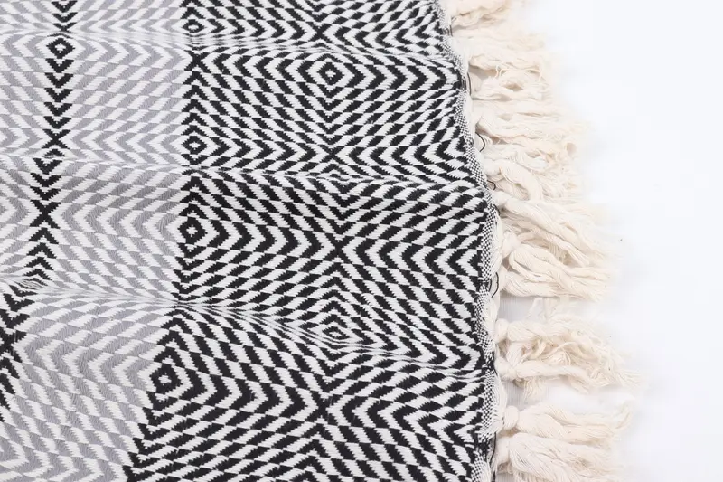 Luxury Turkish beach towel with fringe, Personalized Gift, Valentines Gift, 80x40 Cotton Diamond Towel, Spa Towel, Handmade Gift, Custom Towel - 15