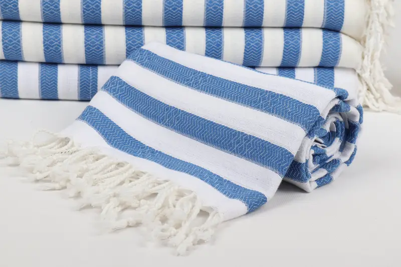 Summer Gift, Turkish bath towel for spa, Personalized Gift For Her, Gym Towel, Bachelorette Party Favors, Fouta towel, 70x36 Cotton Striped Towel - 4