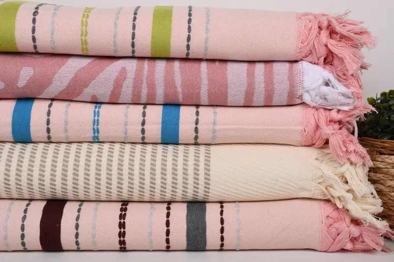 Bachelorette Gifts, 80x60 Cotton Set of 5 Towel, Bachelor Party Gifts, Woven Throw Blanket, Monogram Blanket, Wedding Gift Customized Blanket - 3