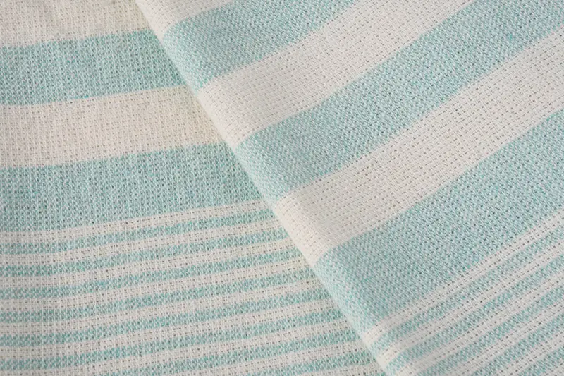Embroidery Towel, Turkish Tea Towel, House Warming Gift, Housewarming Gift, Bridesmaid Gifts, 36x18 Cotton Striped Terry Towel, Small Bath Towels - 5
