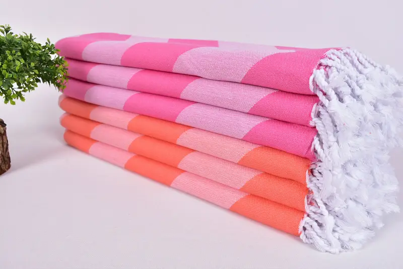 70x40 Cotton Zigzag Design Towel, Bath towel, Bachelorette Party Gifts Bridesmaids, Baby Boy Gift, Housewarming Gift, Absorbent Turkish towel - 4